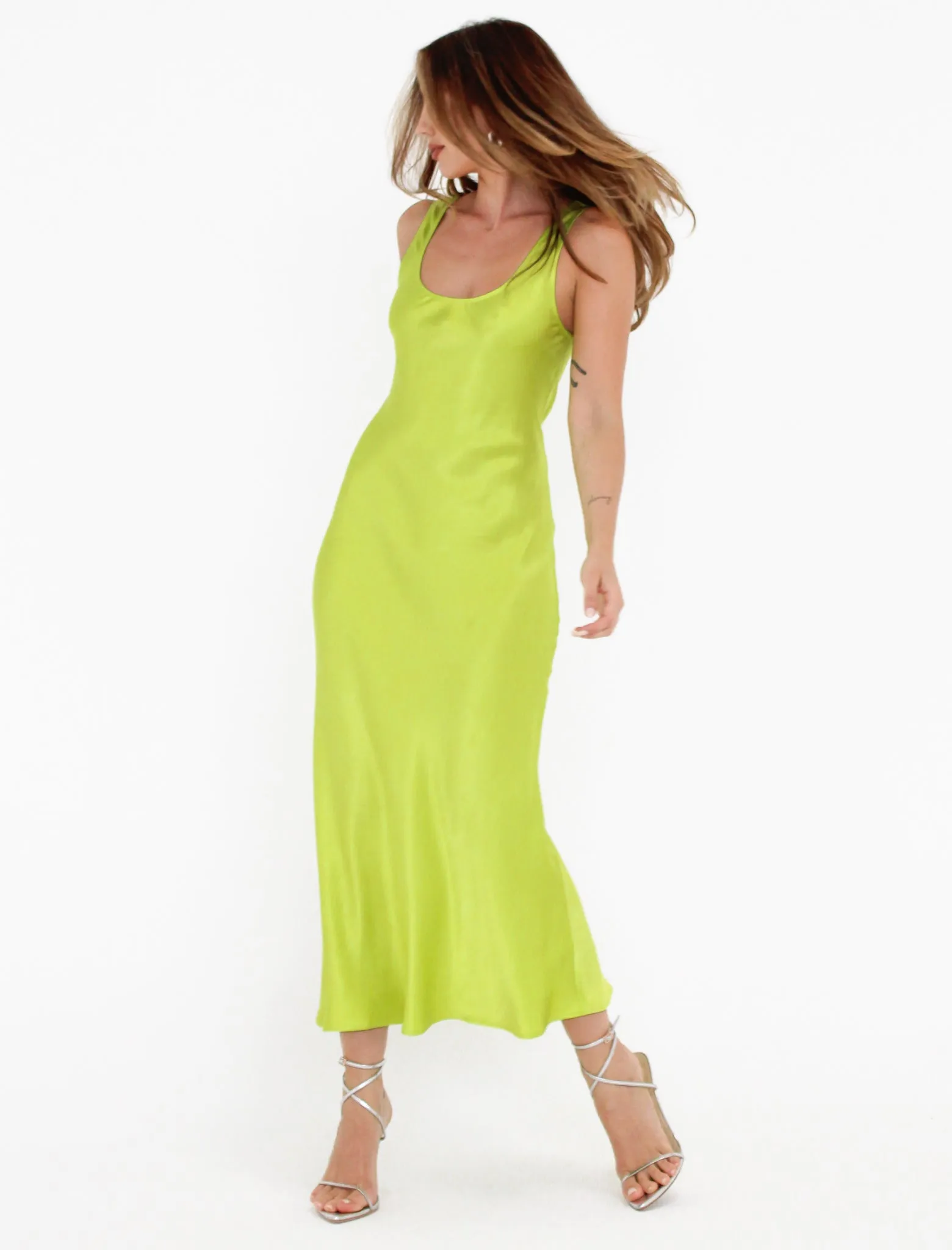 Market Midi Dress | Citron sold by Rumored product image thumbnail 5