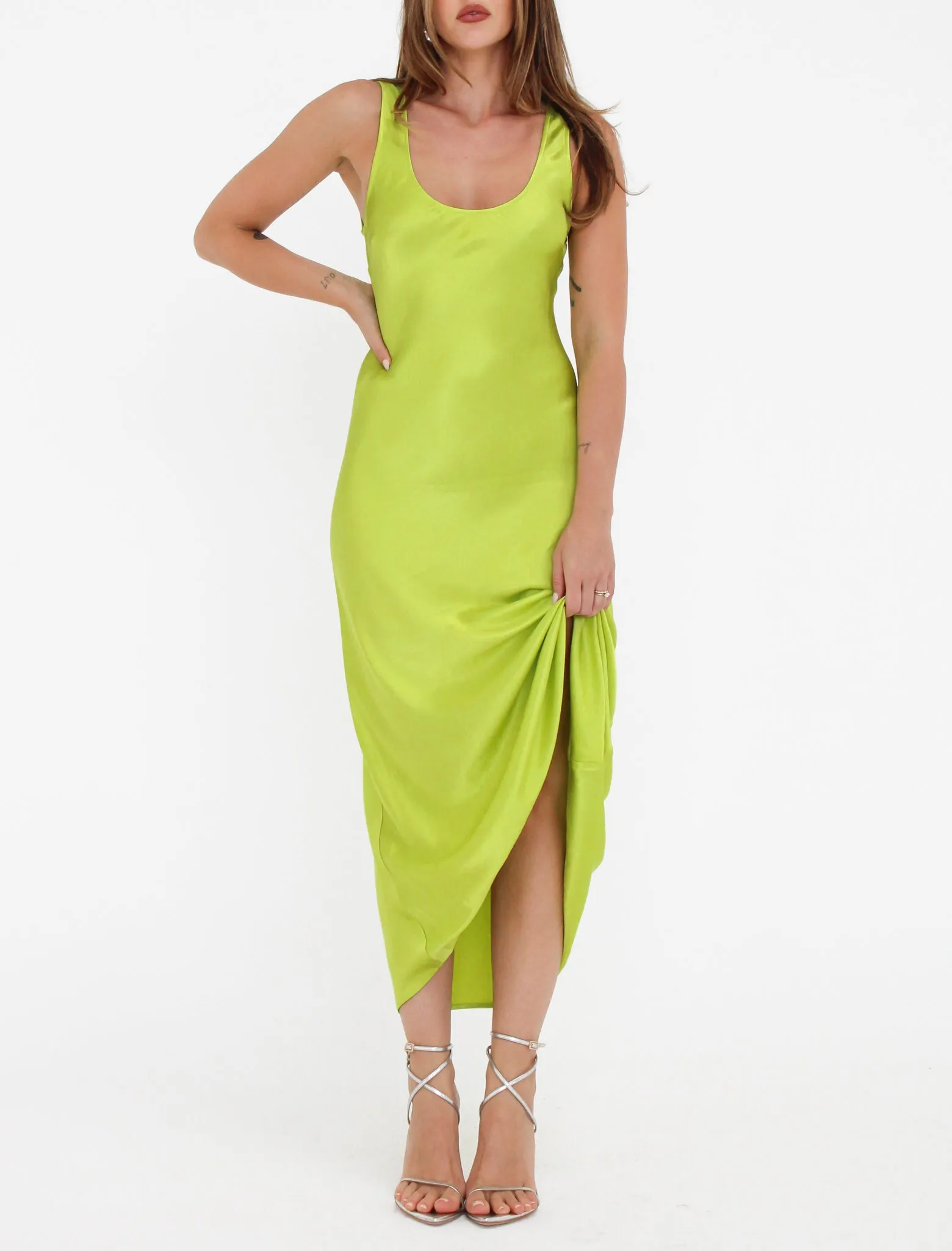 Market Midi Dress | Citron sold by Rumored