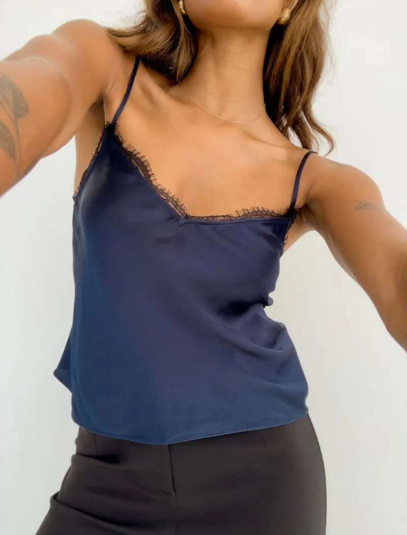 Lovely Day Cami | Sapphire sold by Rumored product image thumbnail 3