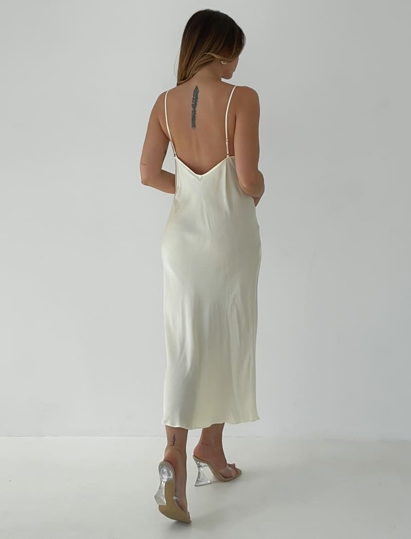 Riviera Midi Dress | Buttermilk sold by Rumored product image thumbnail 4
