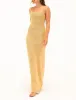 Palm Beach Maxi Dress | Gold Sequin sold by Rumored