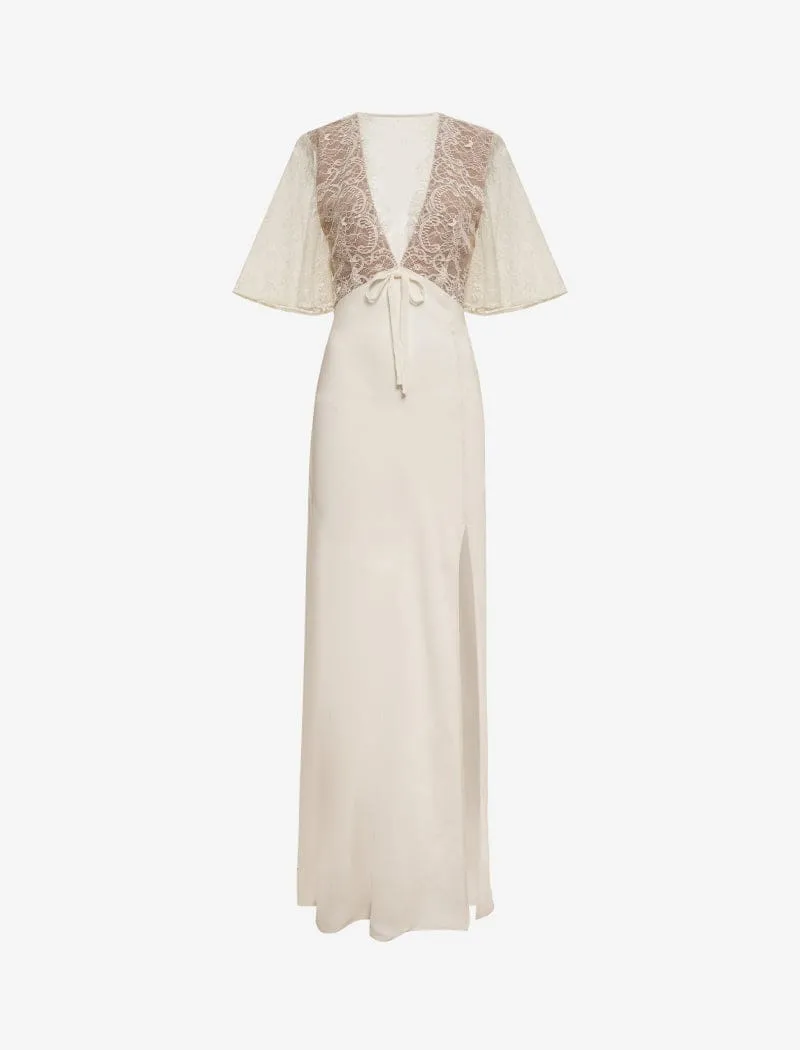 Verona Maxi Dress | Ivory sold by Rumored product image thumbnail 2