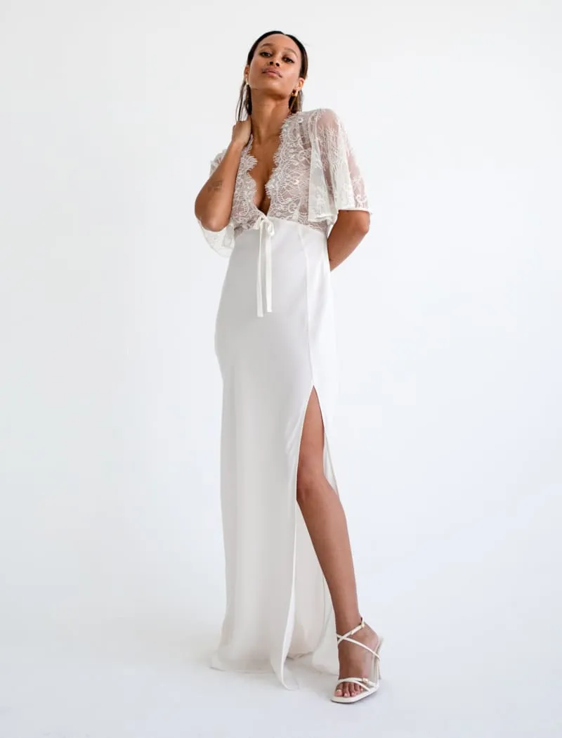 Verona Maxi Dress | Ivory sold by Rumored product image thumbnail 5