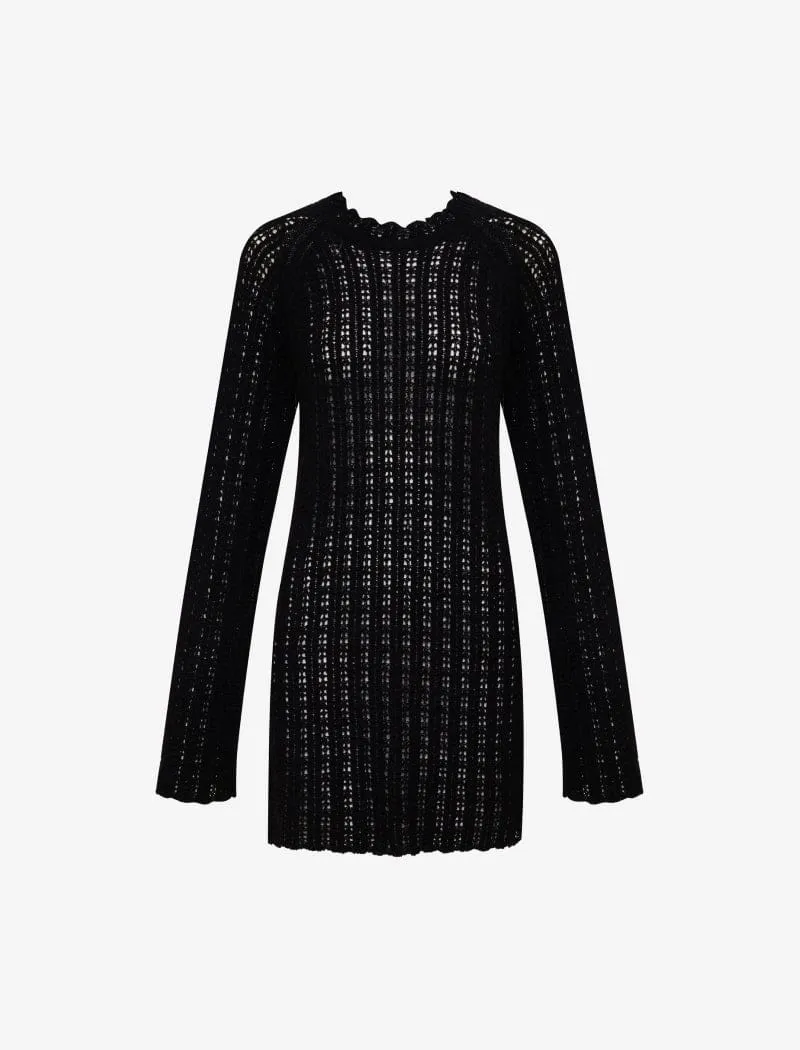 Beyond the Sea Mini Dress | Black sold by Rumored product image thumbnail 2