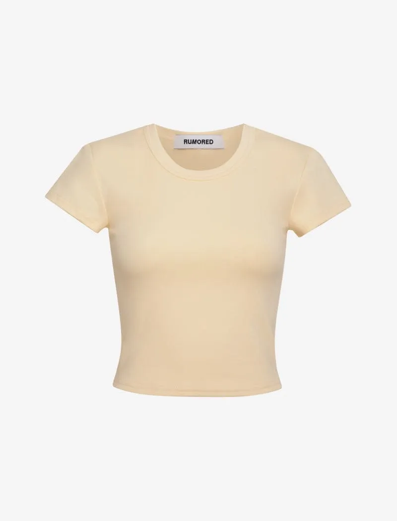 Campus Tee | Buttercream sold by Rumored product image thumbnail 2