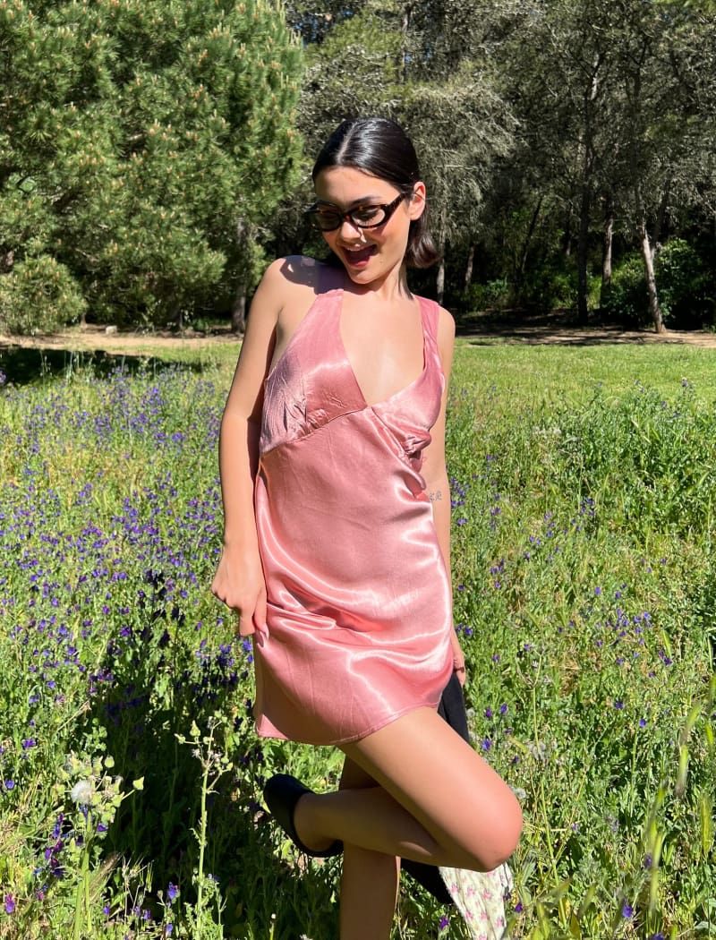 Sunset Strip Mini Dress | Rose Gold sold by Rumored product image thumbnail 3