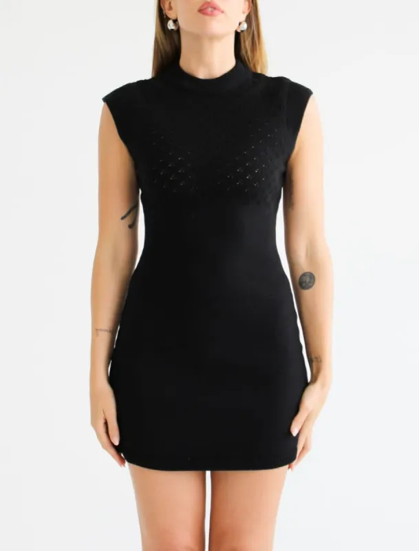Birkin Mini Dress | Black sold by Rumored