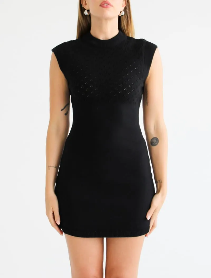 Birkin Mini Dress | Black sold by Rumored