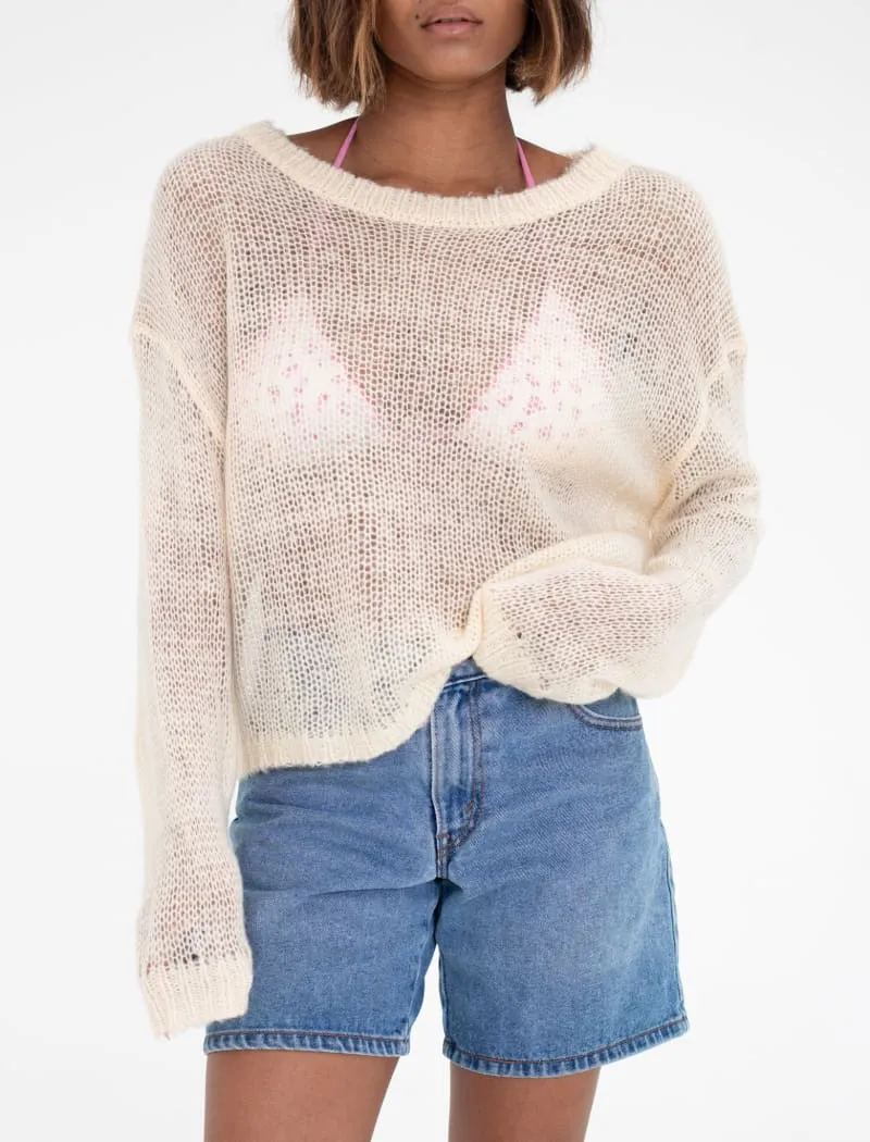 Signature Pullover | Ivory sold by Rumored