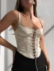 Renaissance Corset | Pink Jacquard sold by Rumored