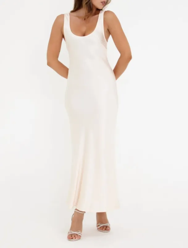 Market Midi Dress | Ivory sold by Rumored