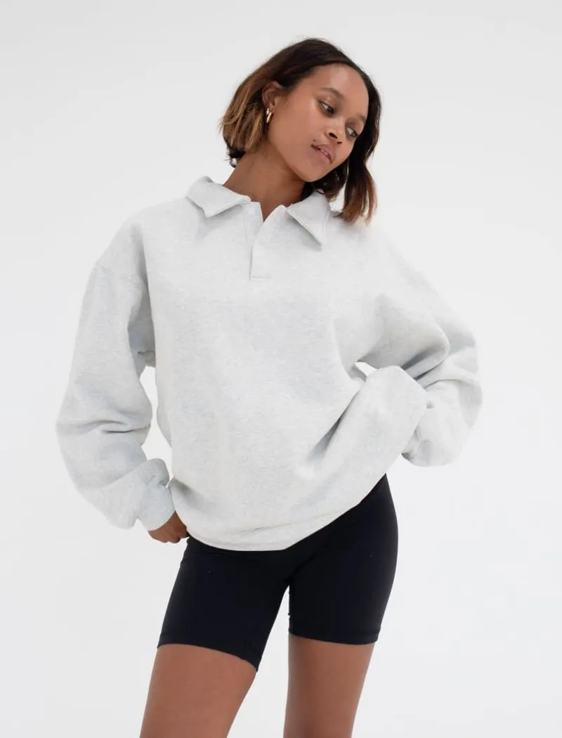 Airport Sweatshirt | Pearl Gray sold by Rumored product image thumbnail 3