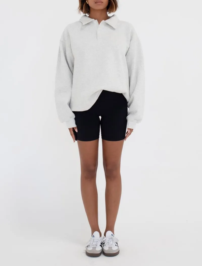 Airport Sweatshirt | Pearl Gray sold by Rumored product image thumbnail 5