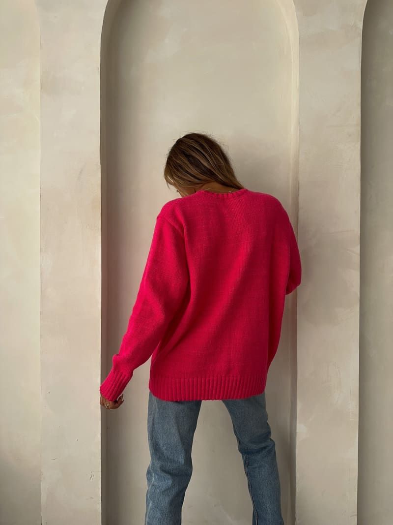 Park City Sweater | Fuchsia sold by Rumored product image thumbnail 4
