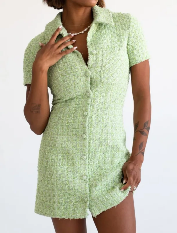 Notting Hill Mini Dress | Tennis Tweed sold by Rumored