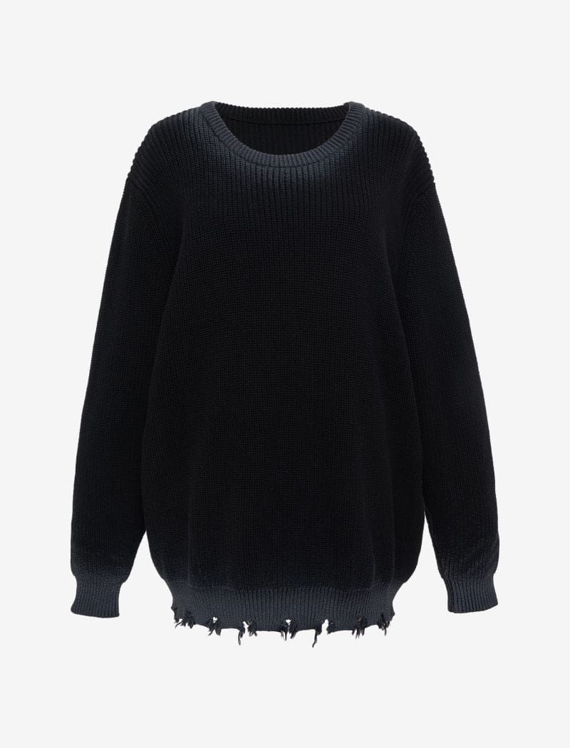 Lonely Hearts Sweater | Coal Black sold by Rumored product image thumbnail 2