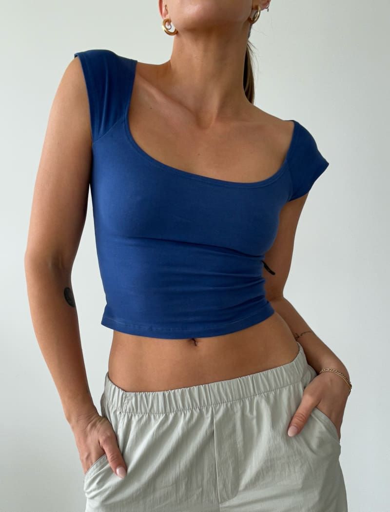 Be Mine Top | Cobalt sold by Rumored