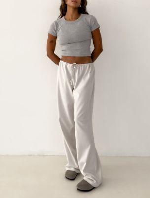 No Scrub Pant | Cream sold by Rumored
