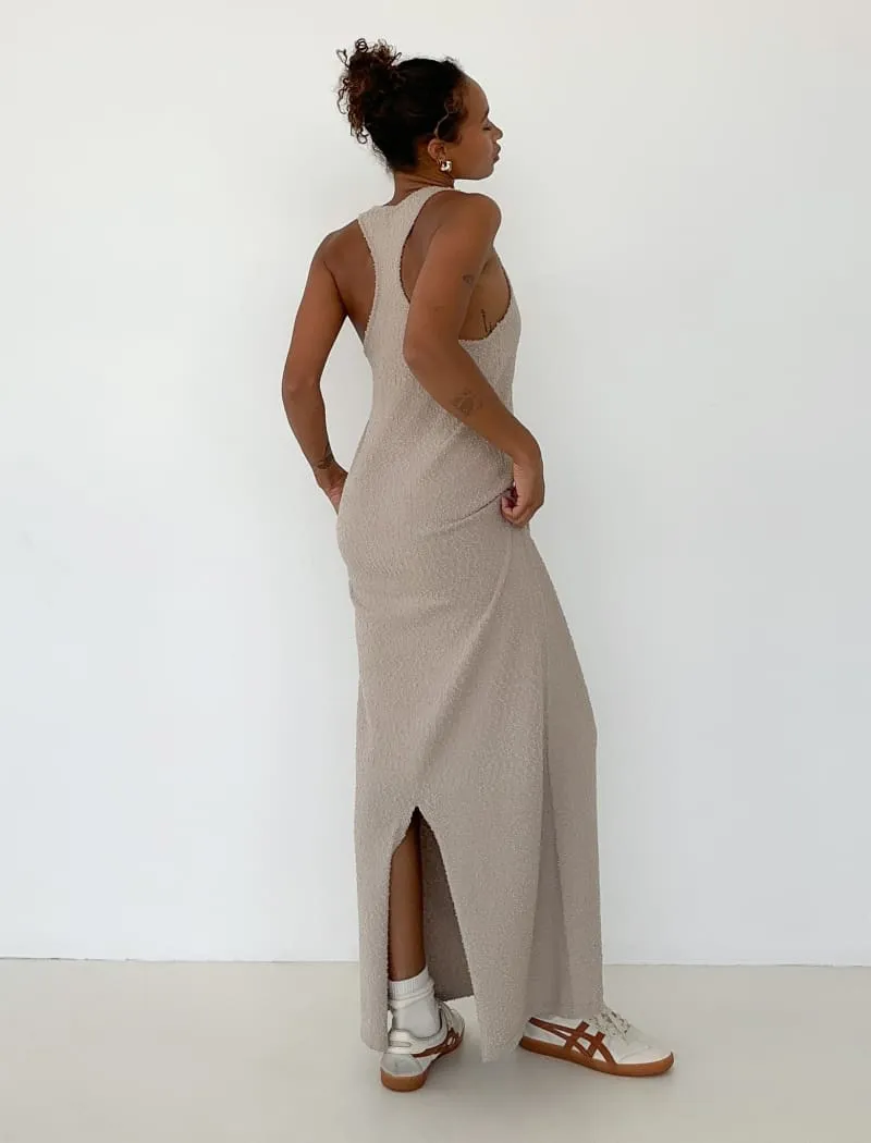 Cloud Nine Maxi Dress | Taupe sold by Rumored product image thumbnail 4