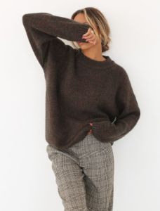 Dublin Sweater | Espresso Grounds sold by Rumored