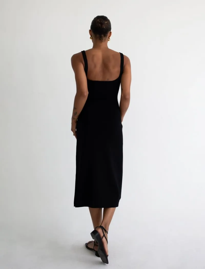 Parisian Midi Dress | Black sold by Rumored product image thumbnail 5