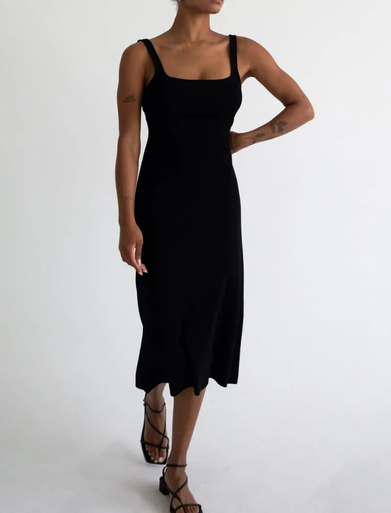 Parisian Midi Dress | Black sold by Rumored product image thumbnail 3