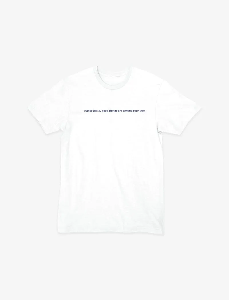 Rumor Has It Tee | White sold by Rumored product image thumbnail 2