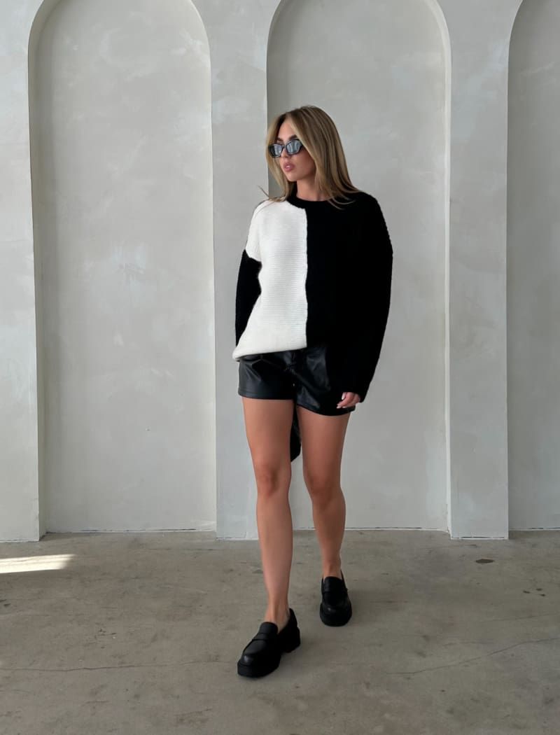 Bittersweet Knit | Black and White sold by Rumored product image thumbnail 5