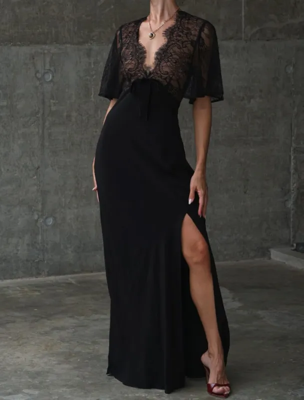 Verona Maxi Dress | Black sold by Rumored