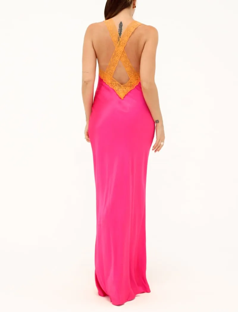 Crossroads Maxi Dress | Fuchsia sold by Rumored product image thumbnail 4