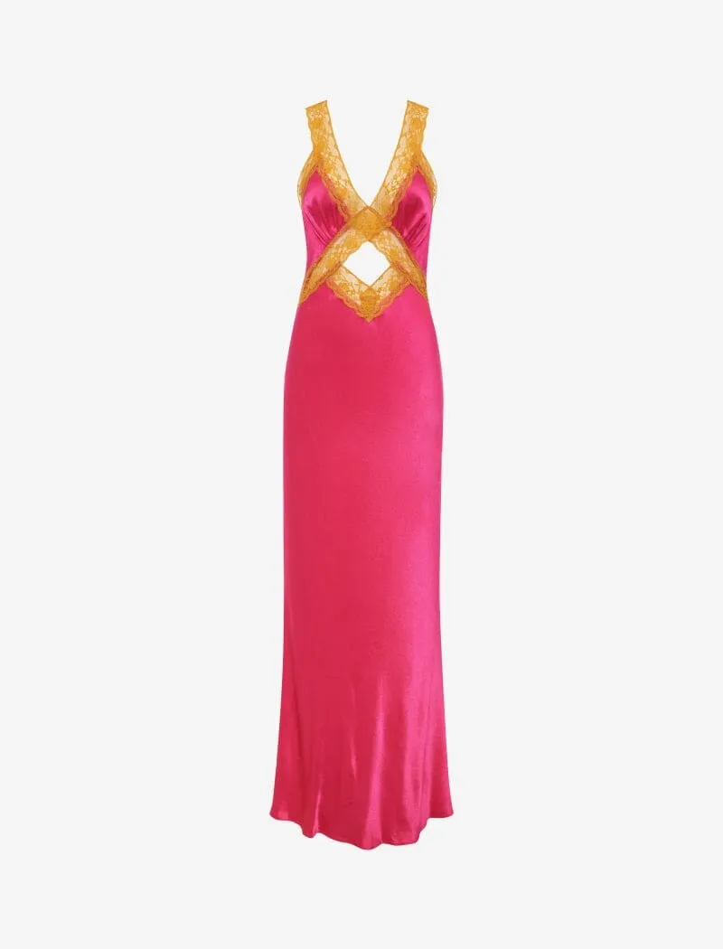 Crossroads Maxi Dress | Fuchsia sold by Rumored product image thumbnail 2