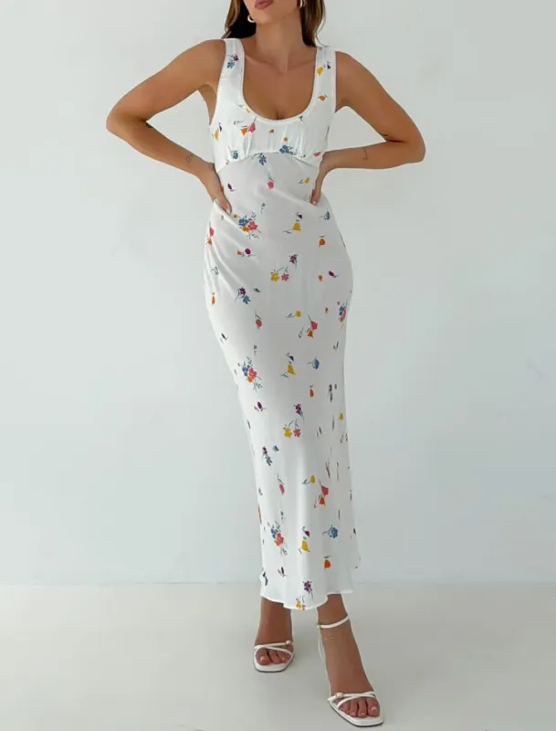 North Country Midi Dress | Splash Floral sold by Rumored