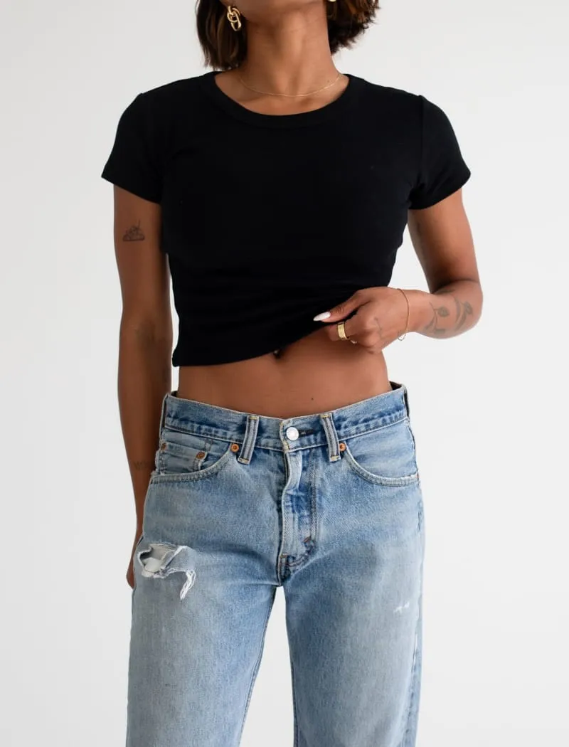 Campus Tee | Black sold by Rumored product image thumbnail 4