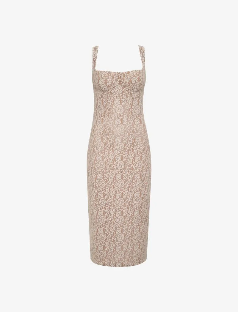 Runway Midi Dress | White Lace sold by Rumored product image thumbnail 2
