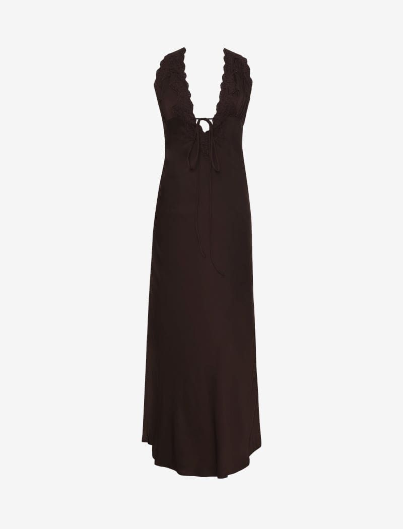 Venice Maxi Dress | Chocolate sold by Rumored product image thumbnail 2