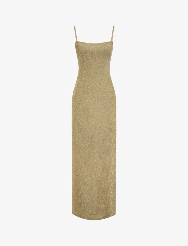 Mirage Maxi Dress | Gold Shimmer sold by Rumored product image thumbnail 2