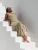 Mirage Maxi Dress | Gold Shimmer sold by Rumored