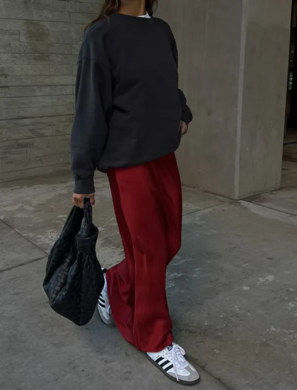 Archive Bias Maxi Skirt | Crimson sold by Rumored
