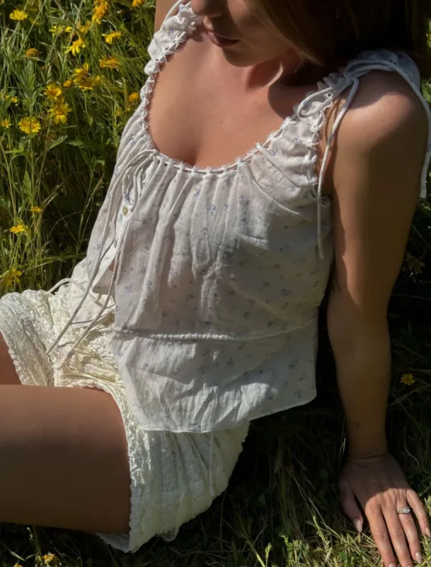 Rosemary Top | English Garden sold by Rumored