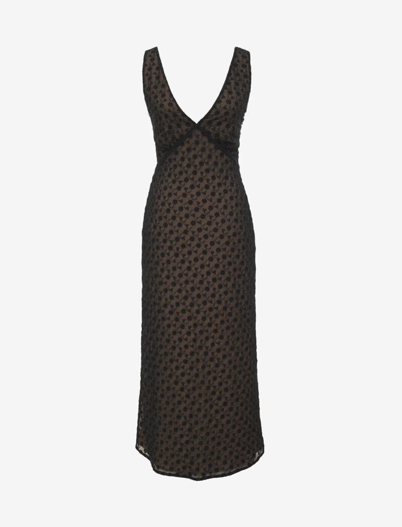Daydream Midi Dress | Black Eyelet sold by Rumored product image thumbnail 2