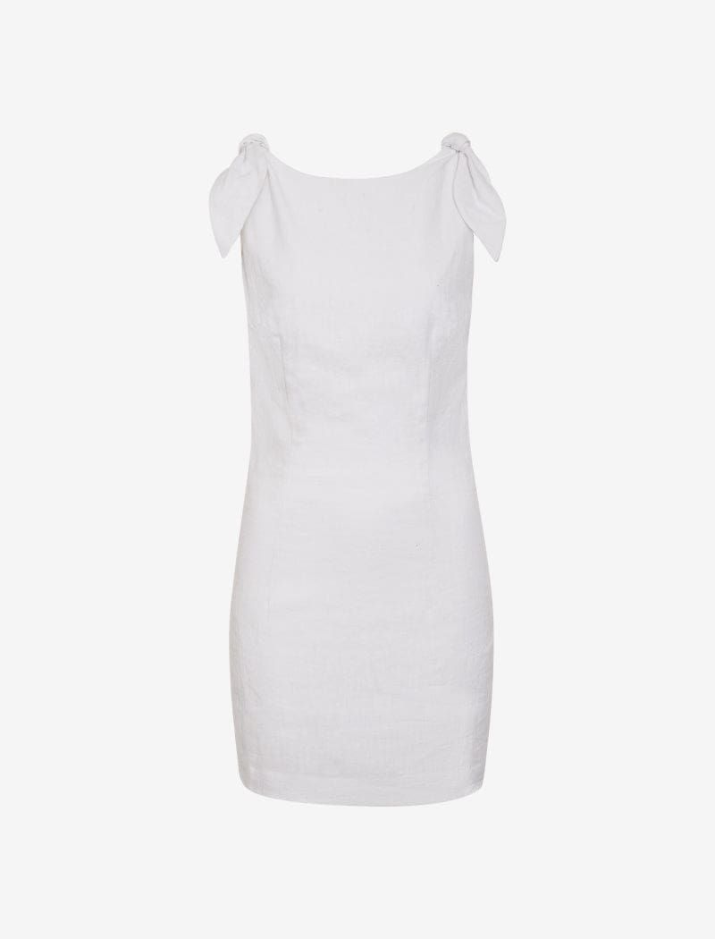 Coastal Mini Dress | White Linen sold by Rumored product image thumbnail 2