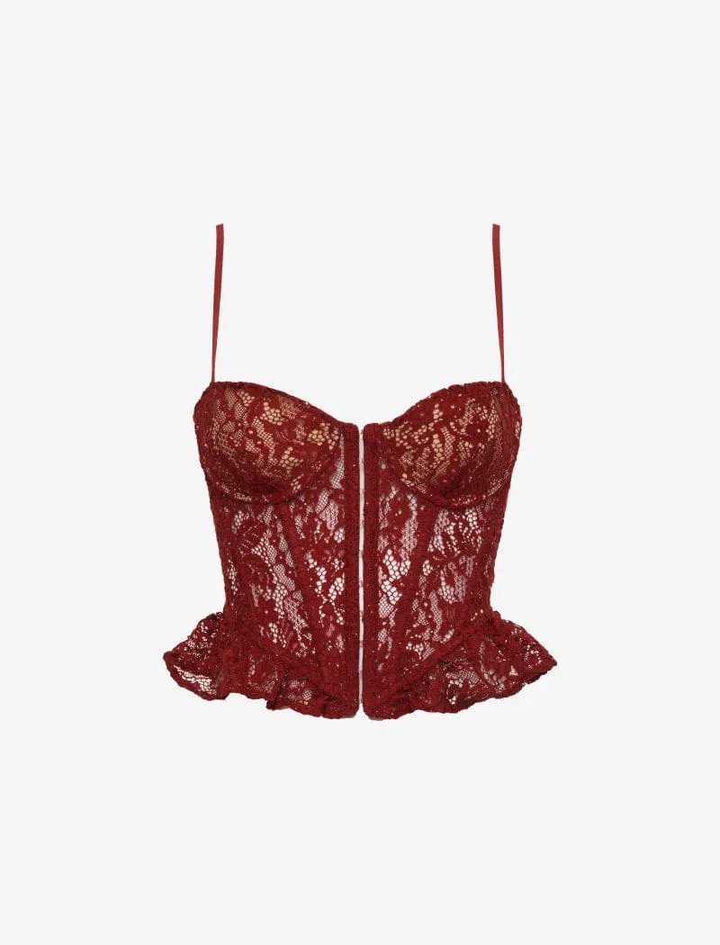 Cabaret Corset | Crimson Lace sold by Rumored product image thumbnail 2