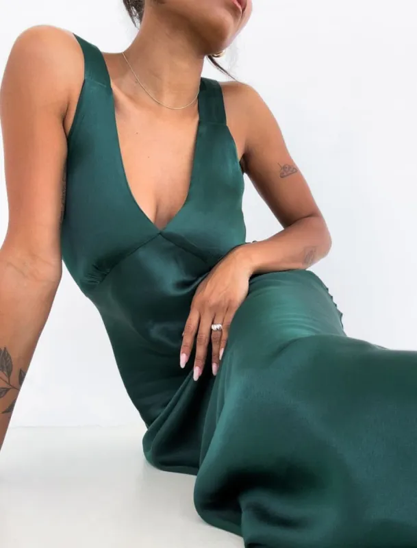Sunset Strip Maxi Dress | Emerald sold by Rumored