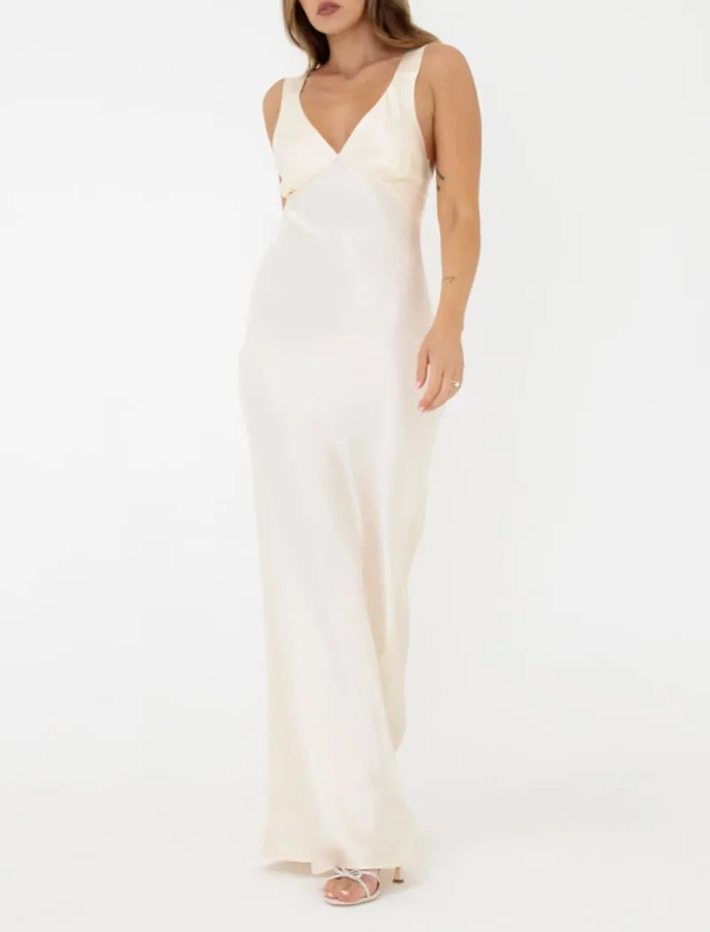Sunset Strip Maxi Dress | Ivory sold by Rumored product image thumbnail 3