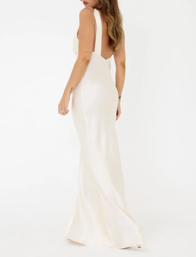 Sunset Strip Maxi Dress | Ivory sold by Rumored product image thumbnail 4