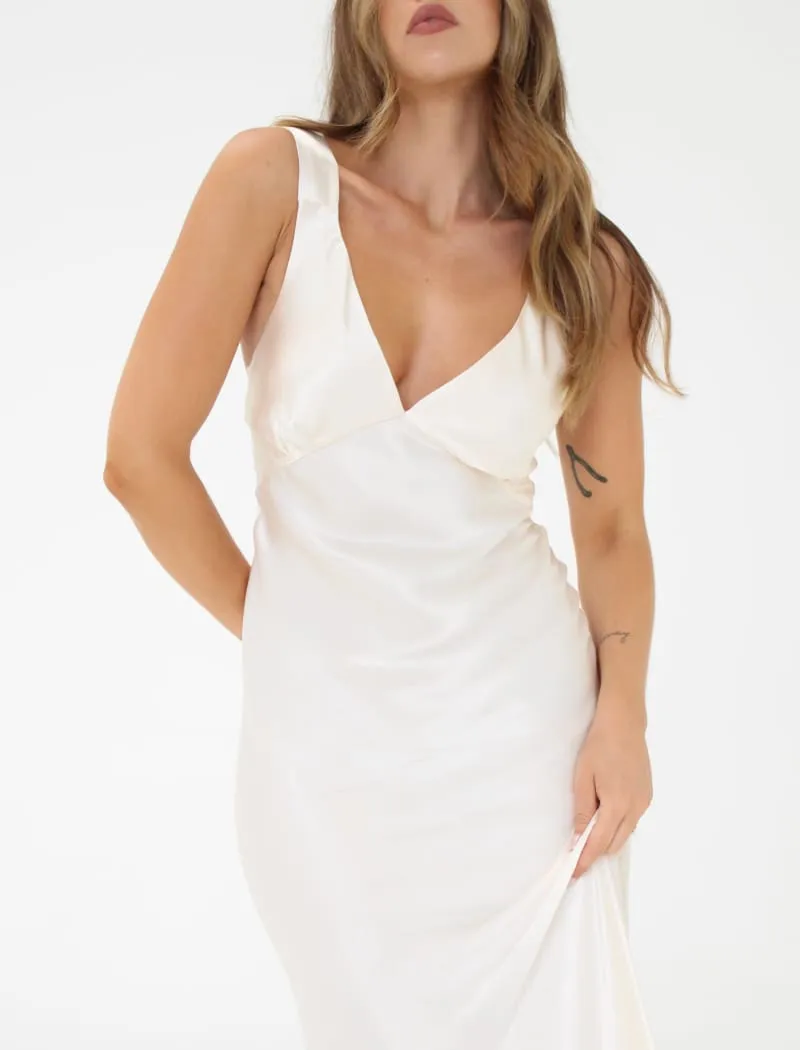 Sunset Strip Maxi Dress | Ivory sold by Rumored product image thumbnail 5