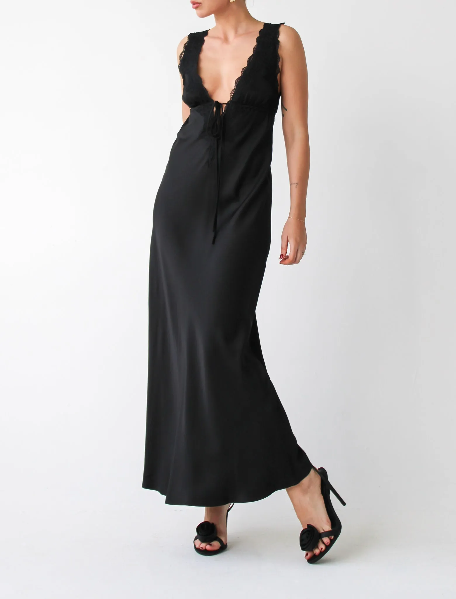 Venice Maxi Dress | Black sold by Rumored