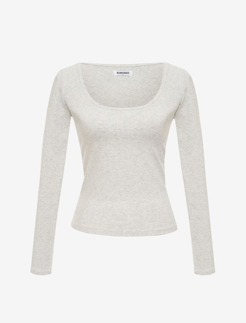 Prima Long Sleeve Top | Carrara sold by Rumored product image thumbnail 2