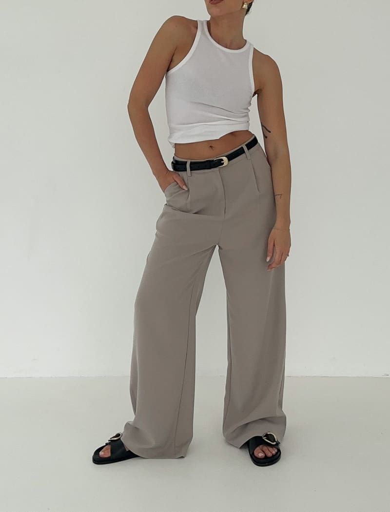 Elevate Trouser | Taupe sold by Rumored