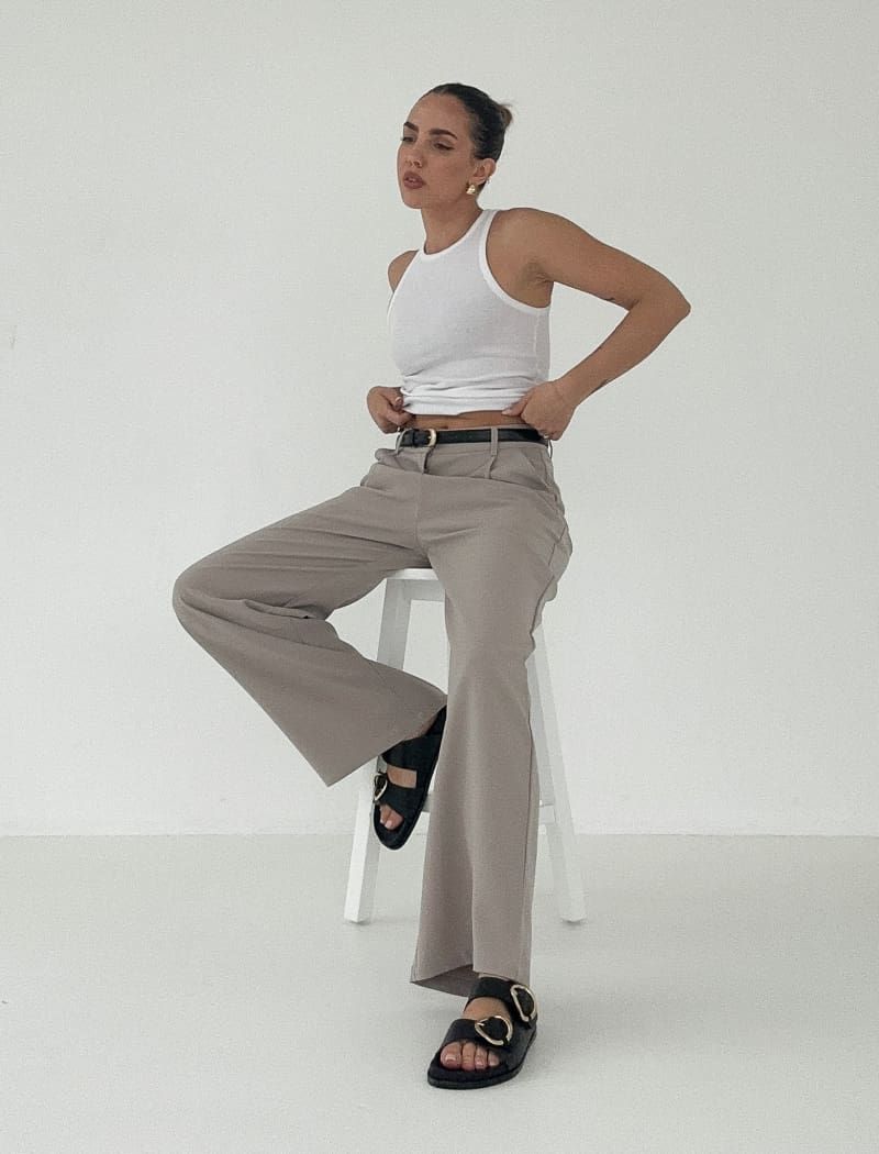 Elevate Trouser | Taupe sold by Rumored product image thumbnail 6